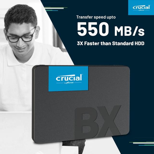 Imagem do produto SSD Crucial BX500 500GB SATA lll 2,5"